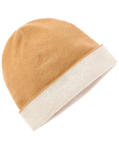 Phenix Jersey Reversible 4-way Cashmere Hat In Brown