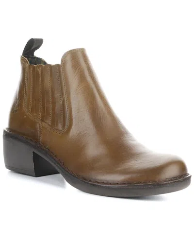 Fly London Moof Leather Boot In Brown
