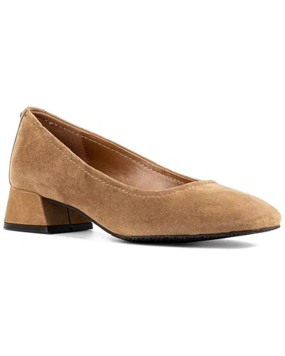 Donald Pliner Rya Leather Pump In Brown