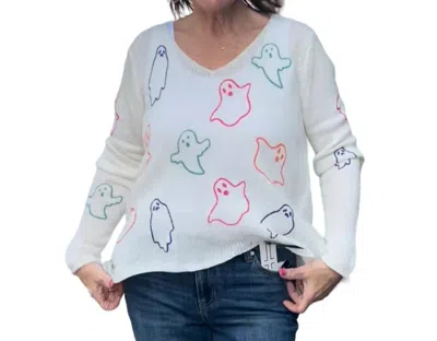 Wooden Ships Electric Ghosts Sweater In White In White
