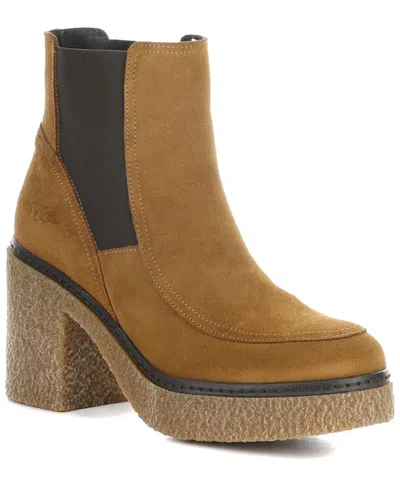 Bos. & Co. Papio Waterproof Suede Boot In Brown