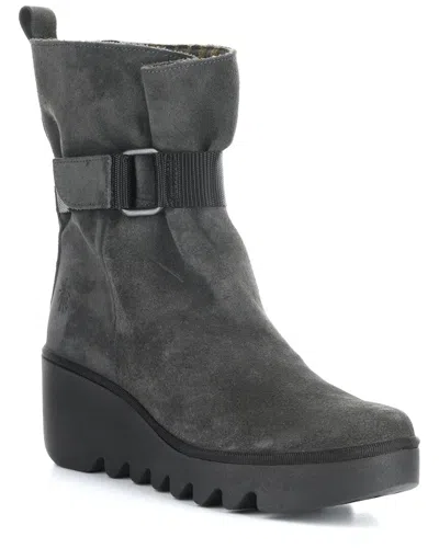 Fly London Women Blit Wedge Boot In Diesel In Grey