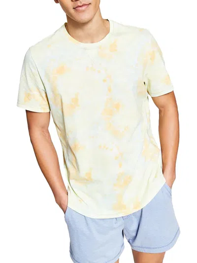 Sun + Stone Sunburst Mens Comfy Sleepwear Sleep Shirt In Multi