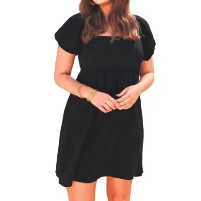 Jess Lea Craving Summer Gauze Dress In Black In Black