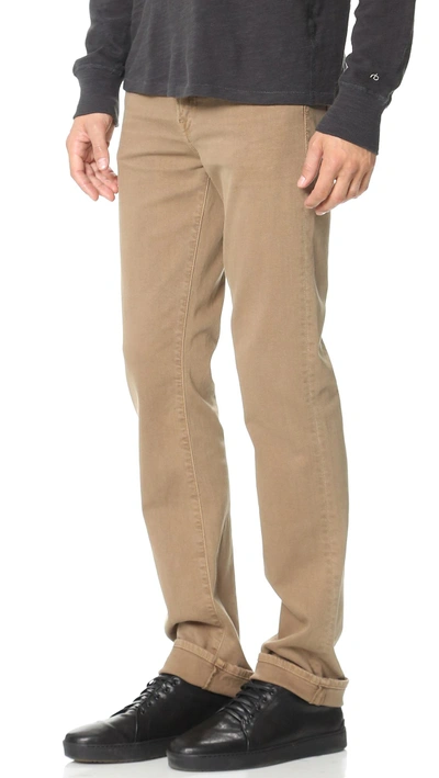 Shop 7 For All Mankind Luxe Performance Slimmy Jeans In Sand
