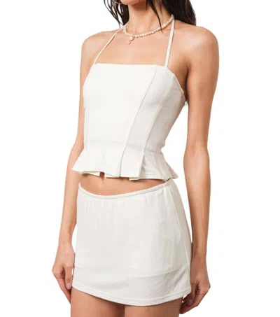 Loucia Lanikai Halter Top In White In White