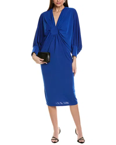 Beulah Midi Dress In Blue