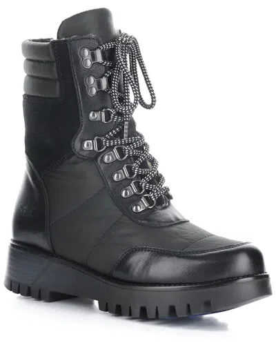 Bos. & Co. Greer Prima Waterproof Suede Boot In Black