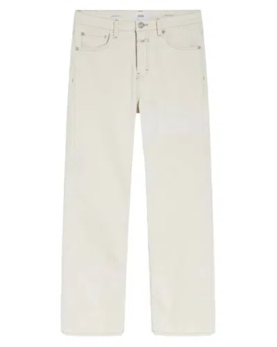 Closed Morus Mid-rise Wide-leg Jeans In White