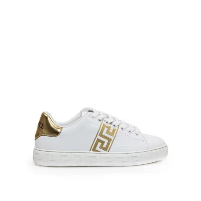 Versace Free Bio Sneakers In White