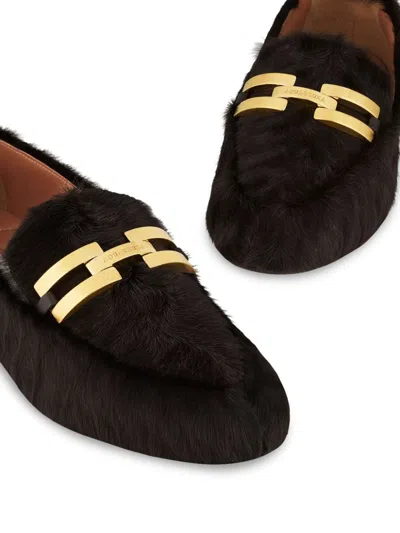Aquazzura Soft Suede Loafers Elastic Sides In Brown