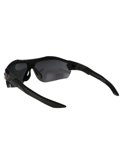 Shop Nike Sunglasses In 011 Dark Grey Black/ Dark Grey