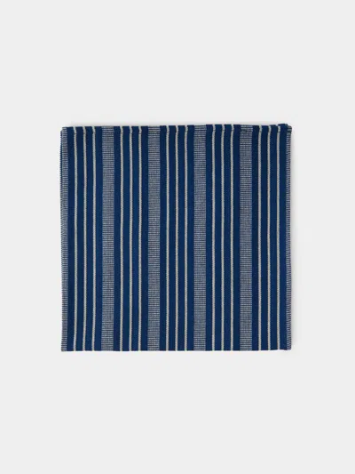 Tensira Indigo Hand-dyed Cotton Napkins (set Of 4)  Abask Gift Set