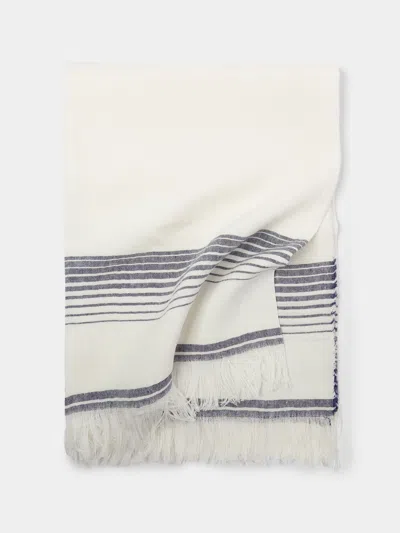 The House Of Lyria Immenista Handwoven Linen Towel  Abask Luxury Gift