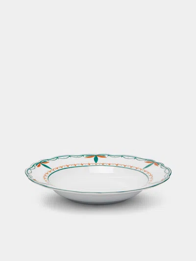 Molecot Jardin Porcelain Shallow Bowls (set Of 4)  Abask Gift Set