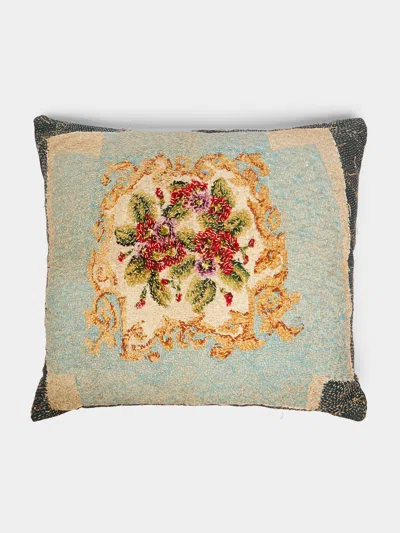 By Walid 19th-century French Tapestry Wool Cushion  Abask Luxury Gift