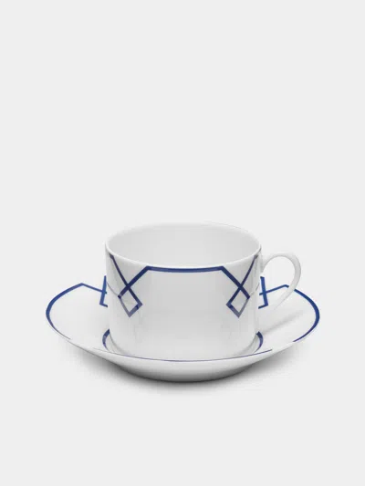 Emilia Wickstead Naples Porcelain Teacup And Saucer  Abask Luxury Gift