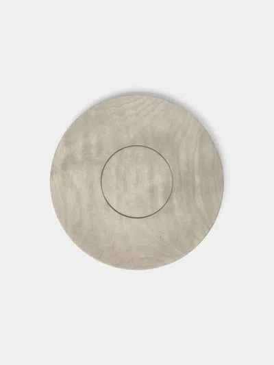 Ifuji Delft Hand-carved Wood Small Plates (set Of 4)  Abask Gift Set