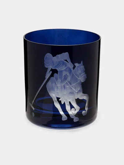 Artel Sporting Hand-engraved Crystal Double Old Fashioned Glass  Abask Luxury Gift