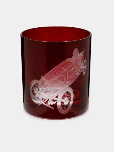 Artel Sporting Hand-engraved Crystal Double Old Fashioned Glass  Abask Luxury Gift