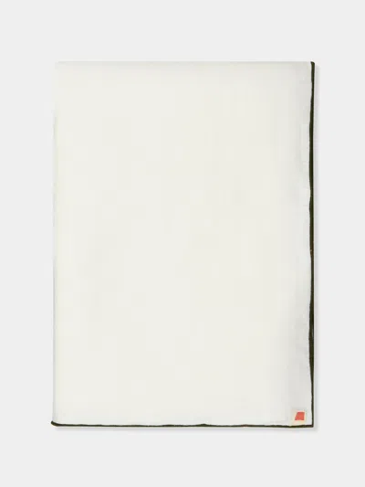 Madre Linen Hand-dyed Linen Contrast-edge Tablecloth  Abask Luxury Gift