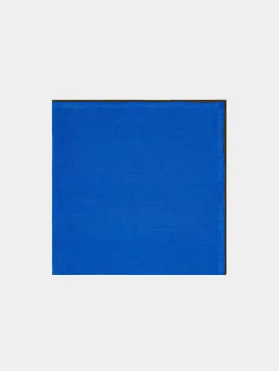 Madre Linen Hand-dyed Linen Contrast-edge Napkins (set Of 4)  Abask Gift Set