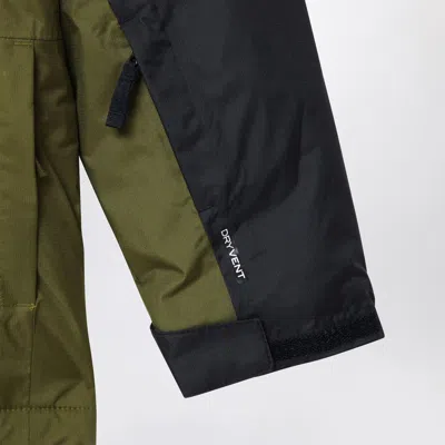 The North Face Long-sleeved Hooded Jacket In Green