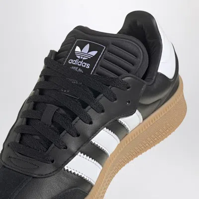 Adidas Originals Samba Xlg Leather Low-top Sneakers In Black