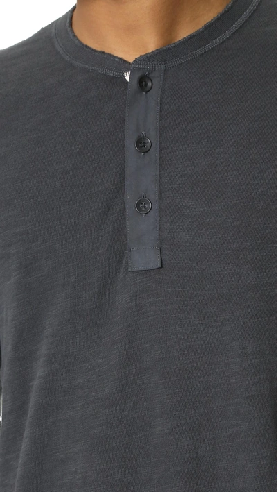 Rag & Bone Basic Henley In White