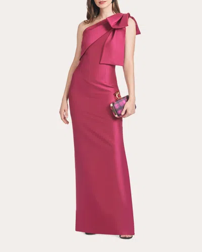 Sachin & Babi Bonnie Gown In Red
