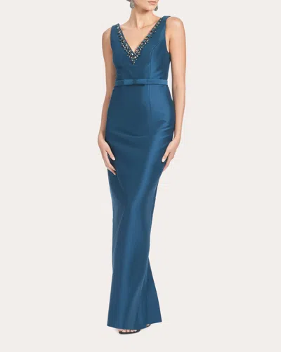 Sachin & Babi Garda Gown In Green