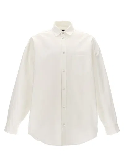 Balenciaga Semi Fitted Shirt In White