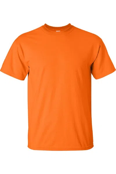 Gildan Dryblend Adult Unisex Short Sleeve T-shirt In Orange
