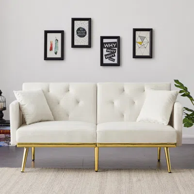 Streamdale Furniture Streamdale Velvet Sofa Bed