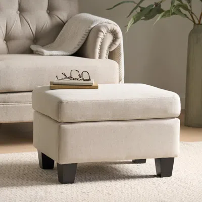 Streamdale Furniture Streamdale Cozy And Chic Ottoman Upholstered Elegance