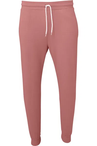Bella+canvas Unisex Jogger Sweatpants In Pink