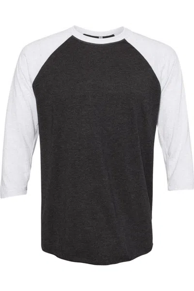 Next Level Unisex Triblend Three-quarter Raglan T-shirt In White