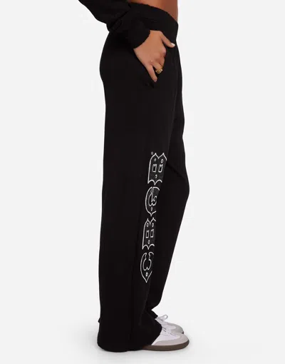 Lauren Moshi Juvia Crystal Cbgb Punk Skull In Black