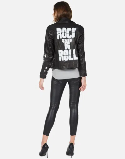 Lauren Moshi Posey Cracked Rnr Spray In Black