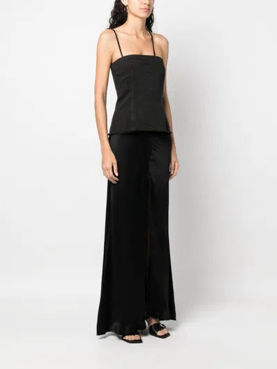 Blumarine Abito Raso Ins.denim Clothing