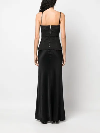 Blumarine Abito Raso Ins.denim Clothing