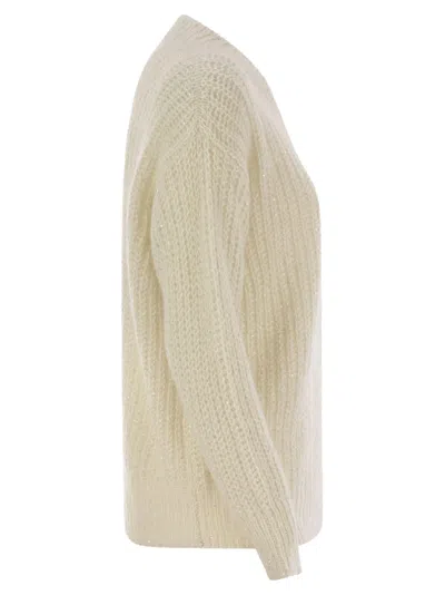 Herno V-neck Long-sleeved Sweater