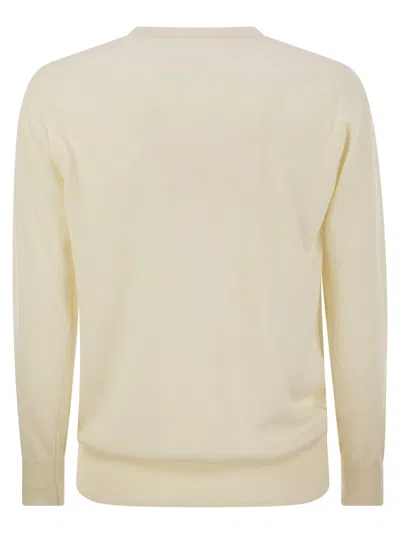 Mc2 Saint Barth A Capodanno Siamo Da Furstenberg Sweater In Wool And Cashmere Blend