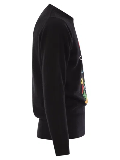 Mc2 Saint Barth Off Piste Wool And Cashmere Blend Sweater