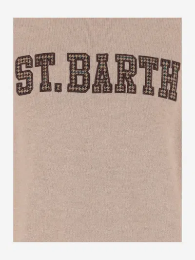 Mc2 Saint Barth Wool Blend Pullover With Logo
