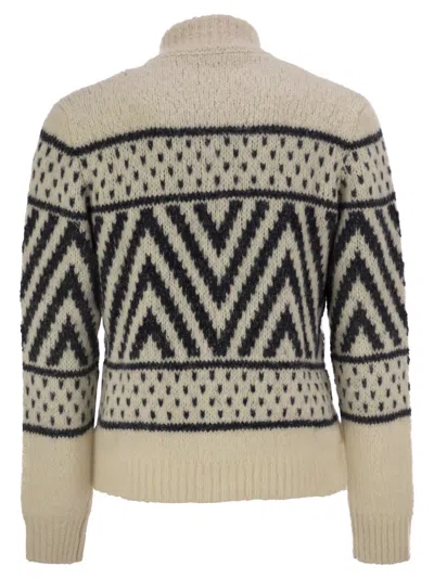 Peserico Men's Alpaca And Cotton Yarn Jersey