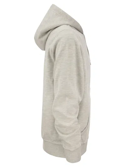 Shop Polo Ralph Lauren Double Knit Hoodie Sweatshirt