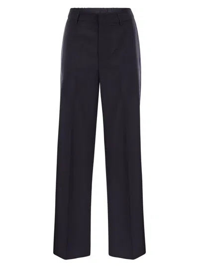 Pt Torino Lorenza - Lyocell And Cotton Trousers