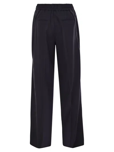 Pt Torino Lorenza - Lyocell And Cotton Trousers