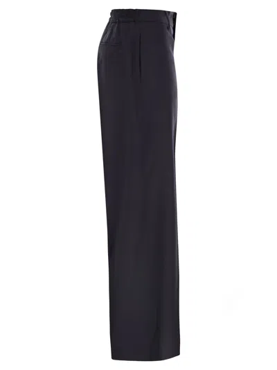Pt Torino Lorenza - Lyocell And Cotton Trousers